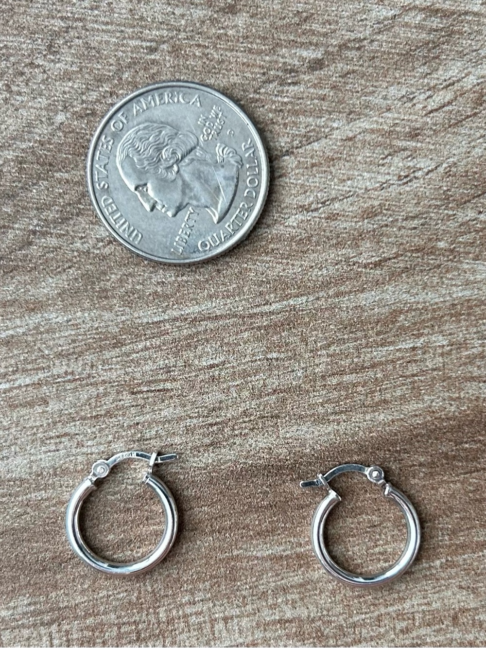 Tiny Sterling Silver Hoop Huggie Earrings - Small Dainty Hoops